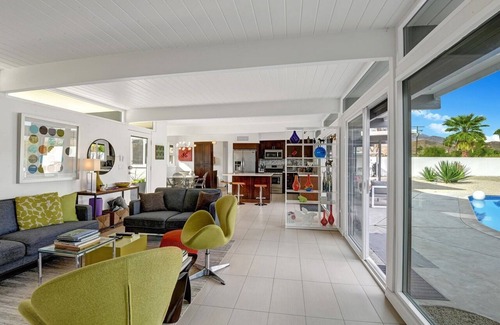 Cathedral City Cove House | Private Mid-Century Gem With Sweeping Views of Palm Springs!