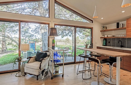 Bend Cabin | Private modern mid century cabin, mountain views, hot tub, 15 minutes to bend!