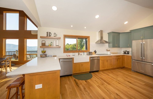 North Fork Township Cabin | Private Mountain Home w/Incredible Views - 106 Acres, Hot Tub, Pool, Game Room