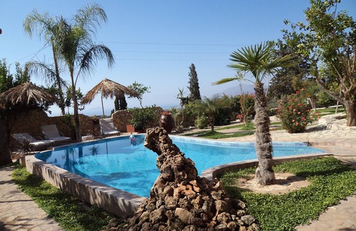 Kalochorafitis Villa | Private paradise with heated pool Peace, comfort. Goddess and large garden