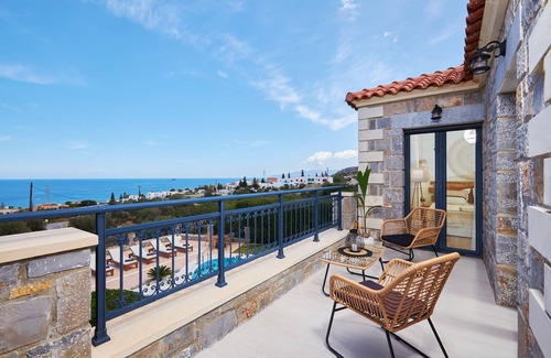 Koutouloufari Villa | Private Paradise with heatable Pool & breathtaking Sea View.