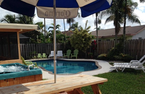 Sunrise House | Private Paradise Vacation Home w/ Heated Pool, BBQ Grill