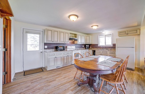 Tefft House | Private Patios & Sunset Views: Francesville Home