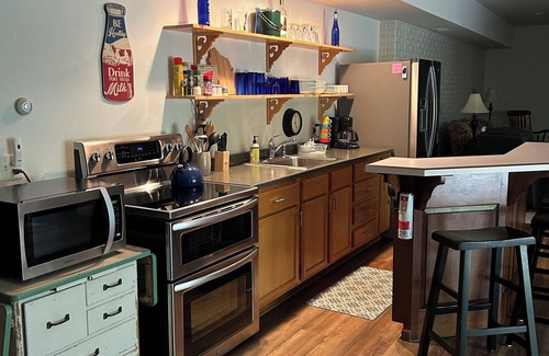 Plymouth Apartment | Private, Peaceful Retreat near Road America
