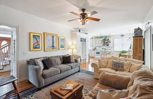 Folly Beach House | Private Pool, Ocean View, Beach Access Across Street - Castle By The Sea