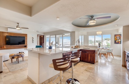 Romantic Zone Condo | Private pool, stunning views above Zona Romantica