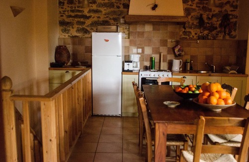 Xirokampi House | Private pool ★ Stone traditional villa ★ Sea View