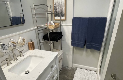 Columbia House | Private Remodeled Basement w/Full Bath and Two bedrooms