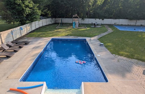 Hyannis House | Private resort style Hyannis property. HEATED Pool, Playground&Basketball court