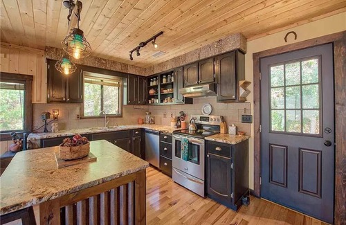 Cataloochee Ranch Ski Chalet | Private retreat with mountain views and a cascading creek on 3 acres. Fast wifi