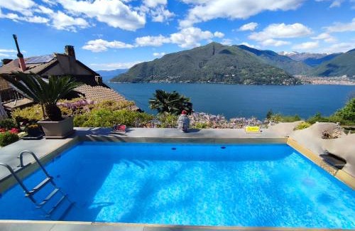 Maccagno House | Private Romantic Wellness Lake View Retreat- Whirlpool Hammam Spa e Piscina panoramica
