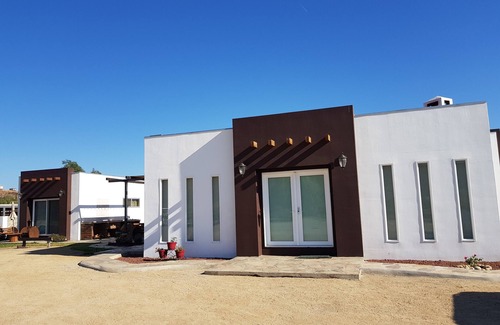 Valle de Guadalupe Cabin | Private room with all amenities. Only 200 meters from main road.