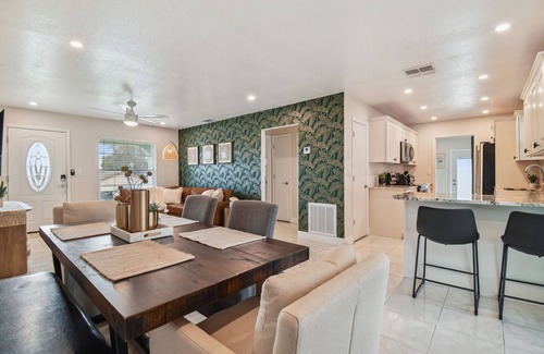 Spring Hill House | Private Salt Water Pool, expansive patio + outdoor kitchen