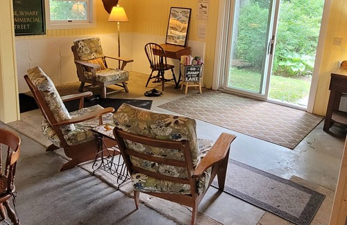 Raymond House | Private sandy beach, clean quiet lake, AC in all bedrooms