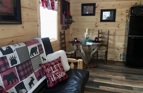 Bladensburg Cabin | Private Secluded Cabin w/hot tub