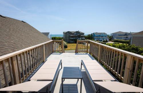 Whalehead Beach House | Private Semi-Oceanfront Retreat with Pool & Spa