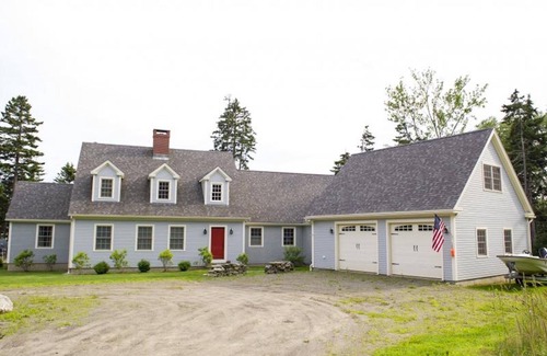 Waldoboro House | Private Setting with Water Front view and 5-star Amenities