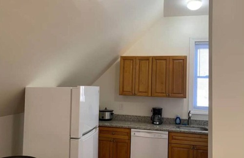West Roxbury Apartment | Private space on the third floor with full size bed, twin bed and private bath