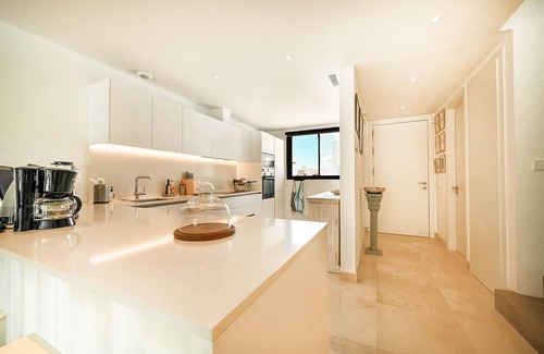 La Cala de Mijas House | Private splash pool on roof terrace. Barbecue. Walking distance beach & La Cala.