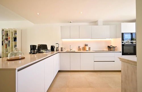 La Cala de Mijas House | Private splash pool on roof terrace. Barbecue. Walking distance beach & La Cala.