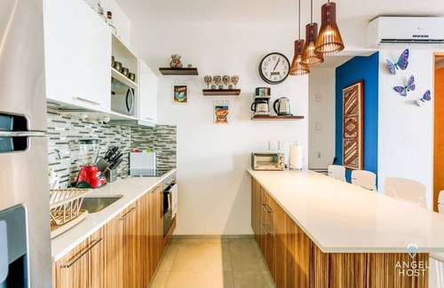 Gonzalo Guerrero Condo | Private Terrace, Pool & BBQ, Near Beach & 5th Ave