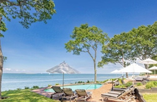 Hay Beach House | Private beach, Resort House & Guest House: 6 Primary Bedroom Suites and pool !