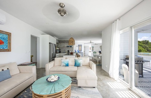 Governor's Harbour House | Private Villa Suspended Above Pink-Sand Caribbean Beach, Htd Pool and Hot Tub