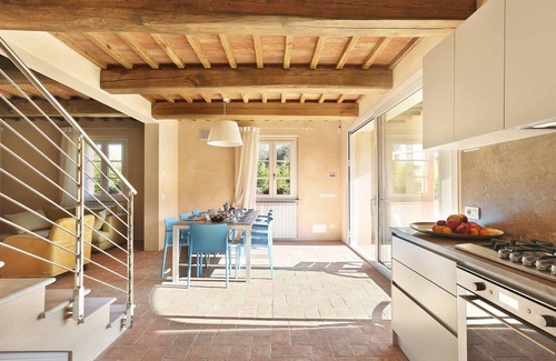 Colle di Compito Villa | Private Villa with A/C, private pool, WIFI, TV, balcony, panoramic view, parking, close to Lucca