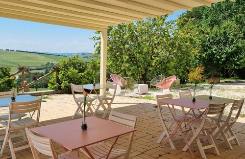 Loreto Villa | Private Villa with private pool, A/C, WIFI, TV, panoramic view, parking, close to Porto Recanati