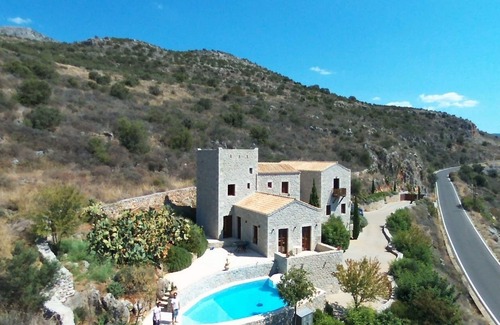 Itilo Villa | Private villa with swimming pool and panoramic views in Itilo, Mani