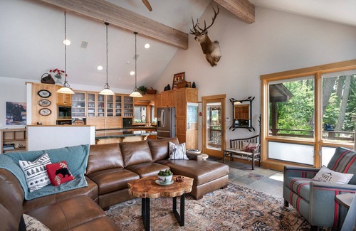 Polson House | Private waterfront access to Flathead Lake w/private boat dock & wood stove - Lakeshore Lodge