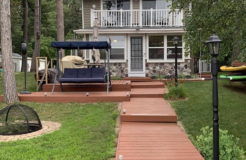 Wautoma House | Private waterfront lake home, Fox Tail Bay, Silver Lake, Wautoma, WI