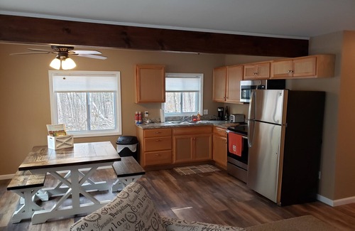 Higgins Lake Cabin | Private, wooded, cozy cabin close to Higgins Lake has everything you need!