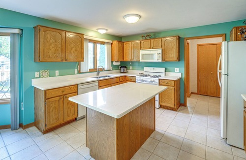 Macomb House | Private Yard w/Patio: Family Getaway in Macomb