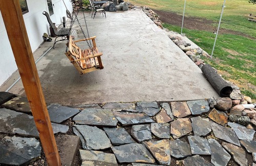 Great Falls Cottage | Prolific View on River w/Hot Tub. Fishing Boat available. Golf. 7.5 acres