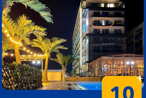 Mamaia-Sat Apartment | Promenada Sea View with private parking