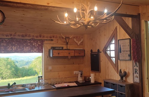 Saint-Girons Ski Chalet | Property on the heights of the city very beautiful view calm assured