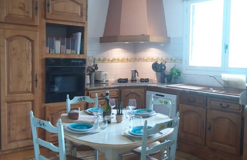 Blauzac Villa | Provencal villa and separate apartment, air-conditioned garden & pool.