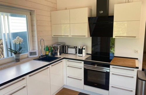 Kinding House | Pure nature - vacation home 62/wooden chalet with 3 bedrooms in Altmühltal
