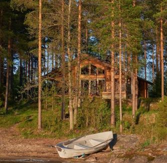 Hiukkajoki Villa | Puruvesi Holiday Villas, Kalliohovi