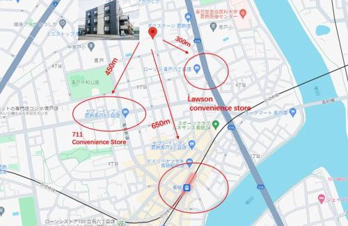 Katsushika Apartment | QH302, Newly renovated hotel, direct access to Ueno, Asakusa, Disneyland, Airport