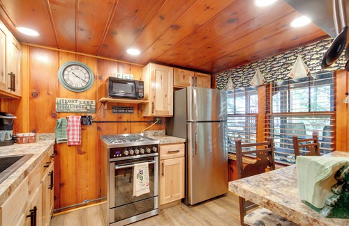 St Germain Cabin | Quaint & Cozy Lake Cabin w/Dock & Beach Access!