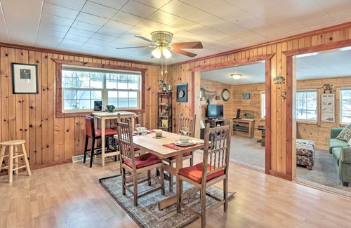 Mikana Cabin | Quaint Mikana Cabin w/ Red Cedar Lake Access!