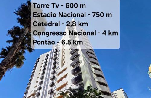 Setor Hoteleiro Norte Apartment | Quarto 5 estrelas no Comfort Suites!