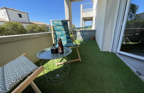 Les Moutiers-en-Retz Apartment | Quiet apartment near the sea in a residence