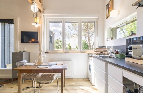 Tourville-sur-Sienne Apartment | Quiet apartment with private terrace, parking, and WiFi