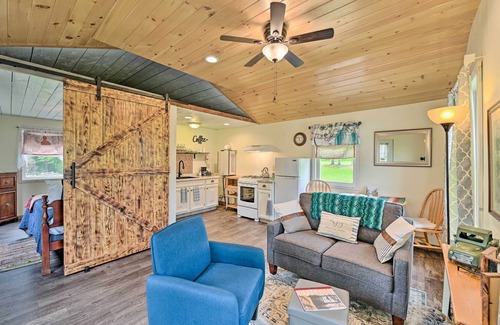 West Edmeston Cabin | Quiet Country Escape: Fire Pit, Fish On-Site!