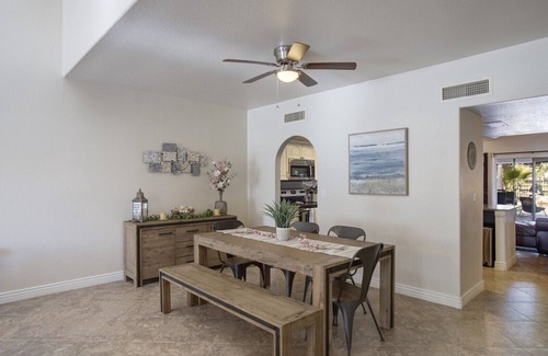Dobson Ranch House | Quiet Desert Oasis on Golf Course w/Heated Pool