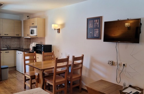 Brides-les-Bains Apartment | Quiet, furnished, 3-star-rated studio at the foot of the 3 Vallées ski area.