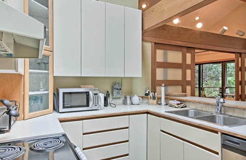 Tuwanek Cottage | Quiet Hidden Creekside Home Steps to Sechelt Inlet